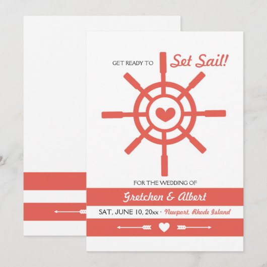 De zeevaart Liefde bewaart de Aankondiging van de (Voorkant / Achterkant)