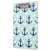 De zeevaart Stippen van de Munt en Marineblauwe Klembord (Links)