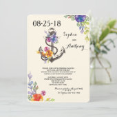 De zeevaart Uitnodiging van het Verloving van de (Staand voorkant)