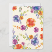 De zeevaart Uitnodiging van het Verloving van de (Achterkant)