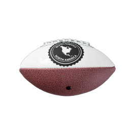 De zegel van Noord-Amerika American Football