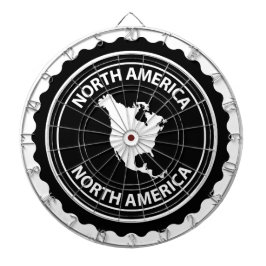 De zegel van Noord-Amerika Dartbord
