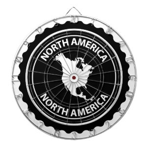 De zegel van Noord-Amerika Dartbord