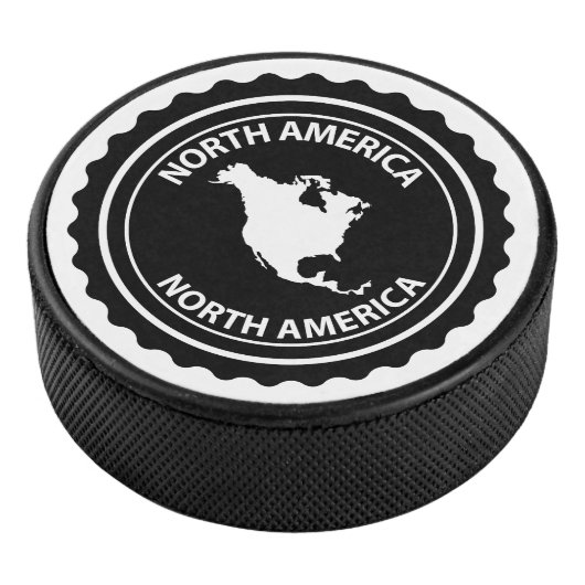 De zegel van Noord-Amerika Hockey Puck (3/4)