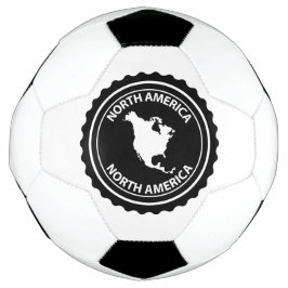 De zegel van Noord-Amerika Voetbal