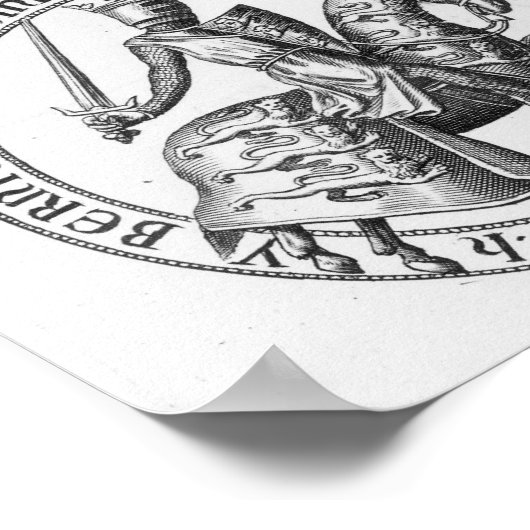 De zegels van Edward I Poster (Hoek)