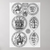 De zegels van Edward I Poster (Voorkant)