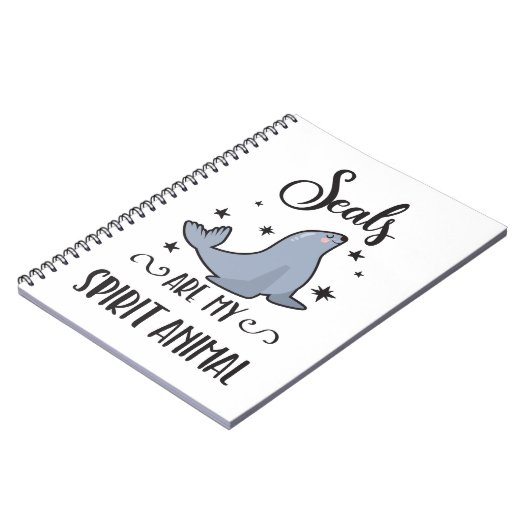 De zegels zijn mijn dierlijk dierlijk stutseltje notitieboek (Linkerzijde)