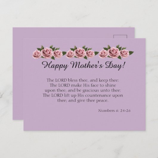 De zegen briefkaart (Voorkant / Achterkant)