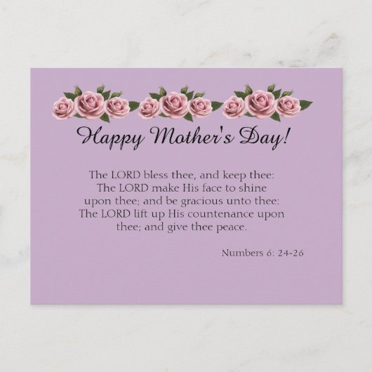 De zegen briefkaart (Voorkant)