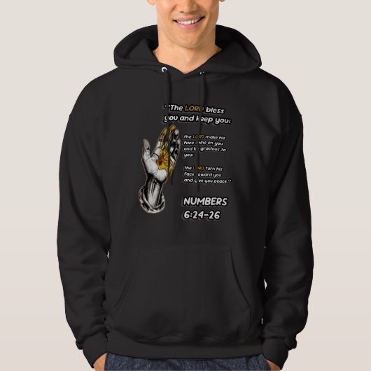 De Zegen- DE HEER - Christelijk Hoodie (Voorkant)