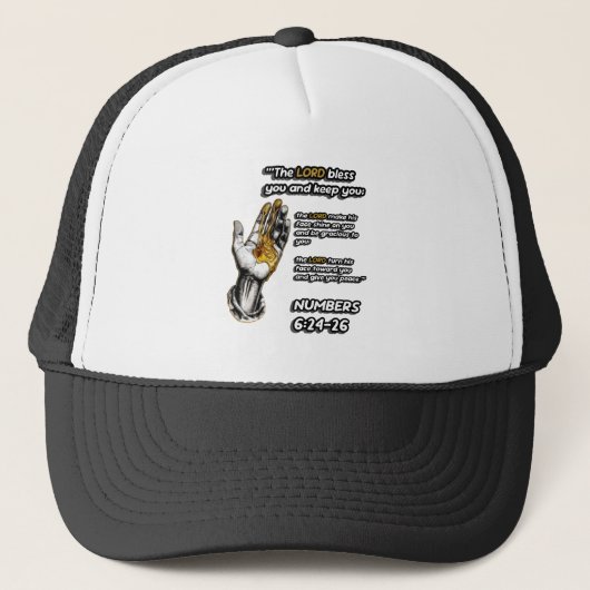 De Zegen- DE HEER - Christelijk Trucker Pet (Voorkant)