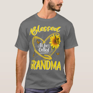 De zegen heet oma Cute Sunflower Moeder T-shirt