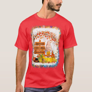 De zegen heet oma Gnome Herfst herfst dan T-shirt