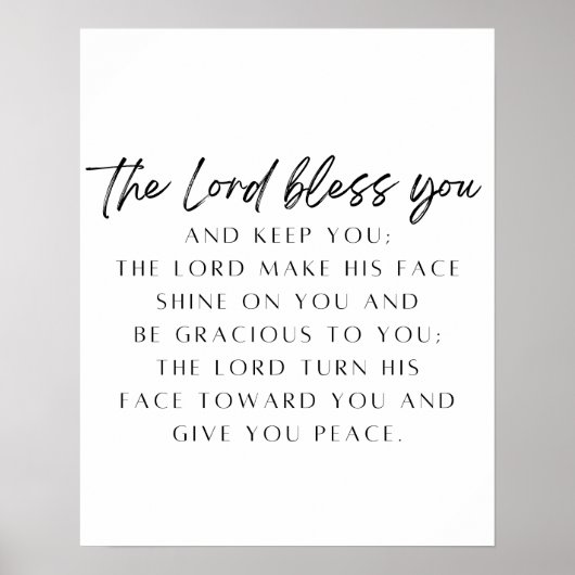 De zegen poster (Voorkant)