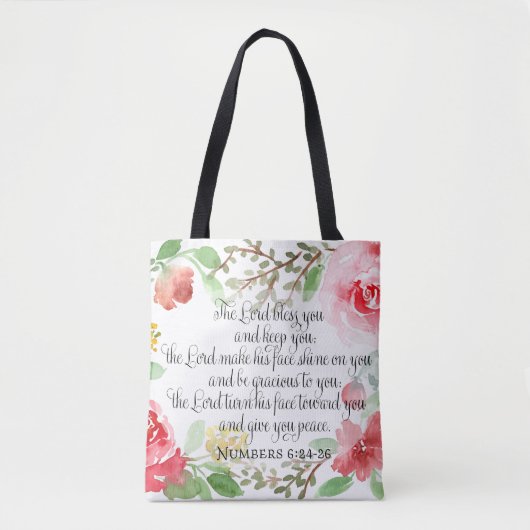 De zegen | Schriftelijke artikelen | Nummers 6:24- Tote Bag (Voorkant)