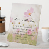 De zegen van Aaron Reclamebord Met Voetstuk (Insitu)