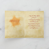 De Zegen van de Gelukwensen van de bevestiging & Kaart (Binnen)