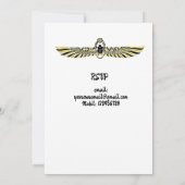 De zegen van de gouden farao: oude Egyptische kuns Kaart (Achterkant)