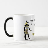 De zegen van de gouden farao: oude Egyptische kuns Magische Mok (Links)