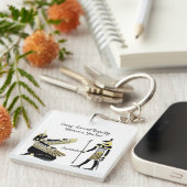 De zegen van de gouden farao: oude Egyptische kuns Sleutelhanger (Voorkant Rechts)