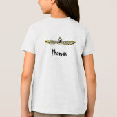De zegen van de gouden farao: oude Egyptische kuns Tri-Blend Shirt (Achterkant)