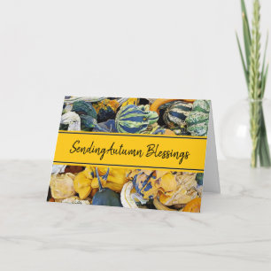 De Zegen van de herfst, die over u denken Kaart