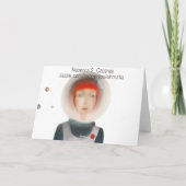 De Zegen van de Kraai van de vakantie Feestdagen Kaart (Achterkant)