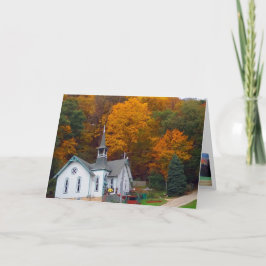 De Zegen van de Thanksgiving, Kerk 2 Feestdagen Kaart