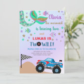 De zegen van de zeemeermin en de monstervrachtwage kaart (Staand voorkant)