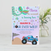 De zegen van de zeemeermin en de monstervrachtwage kaart (Staand voorkant)