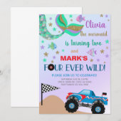 De zegen van de zeemeermin en de monstervrachtwage kaart (Voorkant / Achterkant)