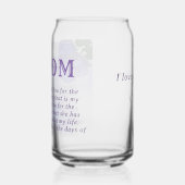 De zegen van een moeder blikvorm glas (Links)