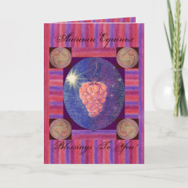 De Zegen van Equinox van de herfst Kaart