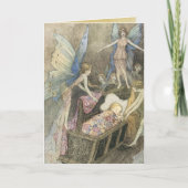 De Zegen van Faerie op uw nieuw Baby Aankondiging (Voorkant)