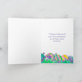 De Zegen van het Seizoen van Pasen Feestdagen Kaart (Binnen)