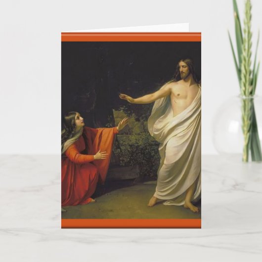 DE ZEGEN VAN JESUS FEESTDAGEN KAART (Voorkant)