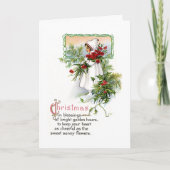 De Zegen van Kerstmis Feestdagen Kaart (Voorkant)