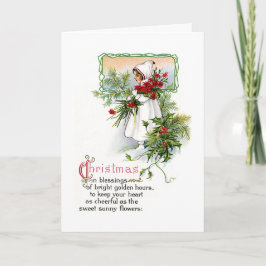 De Zegen van Kerstmis Feestdagen Kaart