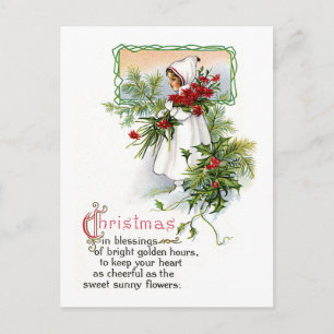 De Zegen van Kerstmis Feestdagenkaart