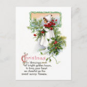 De Zegen van Kerstmis Feestdagenkaart (Voorkant)