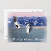 De Zegen van Kerstmis Feestdagenkaart (Voorkant / Achterkant)