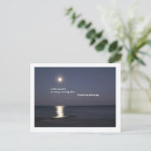 De Zegen van Kerstmis van de avond Feestdagenkaart (Staand voorkant)