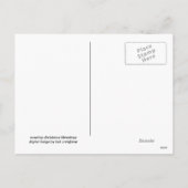 De Zegen van Kerstmis van de avond Feestdagenkaart (Achterkant)