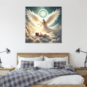 De zegen van Mila Canvas Afdruk (Insitu (Slaapkamer))