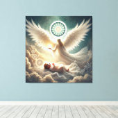 De zegen van Mila Canvas Afdruk (Insitu (Houten vloer))