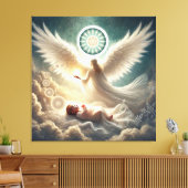 De zegen van Mila Canvas Afdruk (Insitu (Woonkamer))