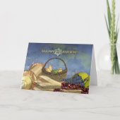 De Zegen van Shavuot - de Rol en het Voedsel van Kaart (Voorkant)