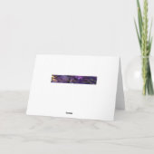 De Zegen van Thanksgivukkah met de Kaart van de (Achterkant)