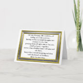 De zegen van vriendschap kaart (Voorkant)